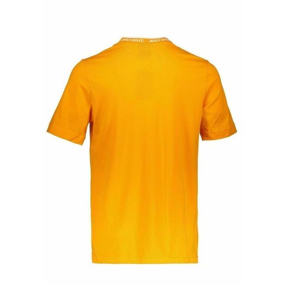 NIKE CW3211 833 MENS SIZE 2XL SHIRT ORANGE/WHITE JDI SS KNIT RARE - Picture 3 of 3